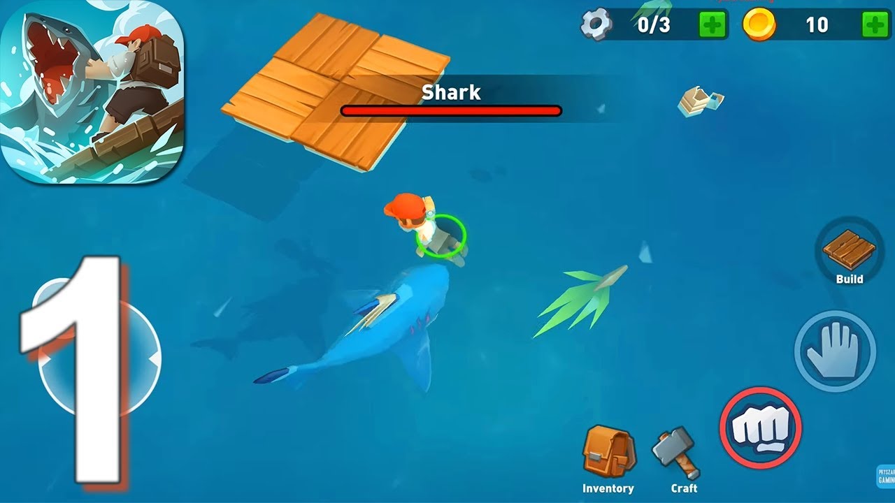 shark raft survival game