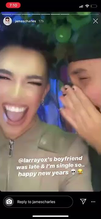 JAMES CHARLES AND LARRAY KISS - YouTube