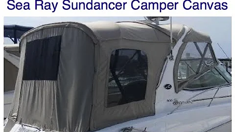 Comment installer des tops de Bimini et un toit-campeur sur un Sea Ray Sundancer