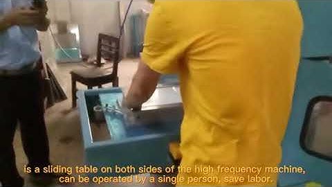 Slide High Frequency Synchronous Fusing Machine