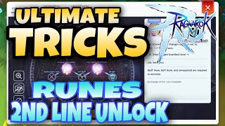 ROM ULTIMATE TRICKS RUNE SMELTING EASY 2ND LINE UNLOCK [ NEW HERO RUNES ] Ragnarok M Eternal Love