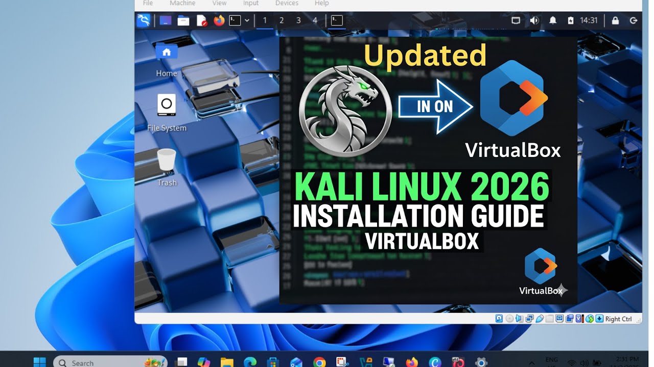 How To Install Kali Linux 2026 in VirtualBox (2026 UPDATED ) - YouTube