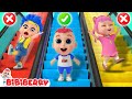 Escalator safety song  how was baby born  kids songs  bibiberry nursery rhymes