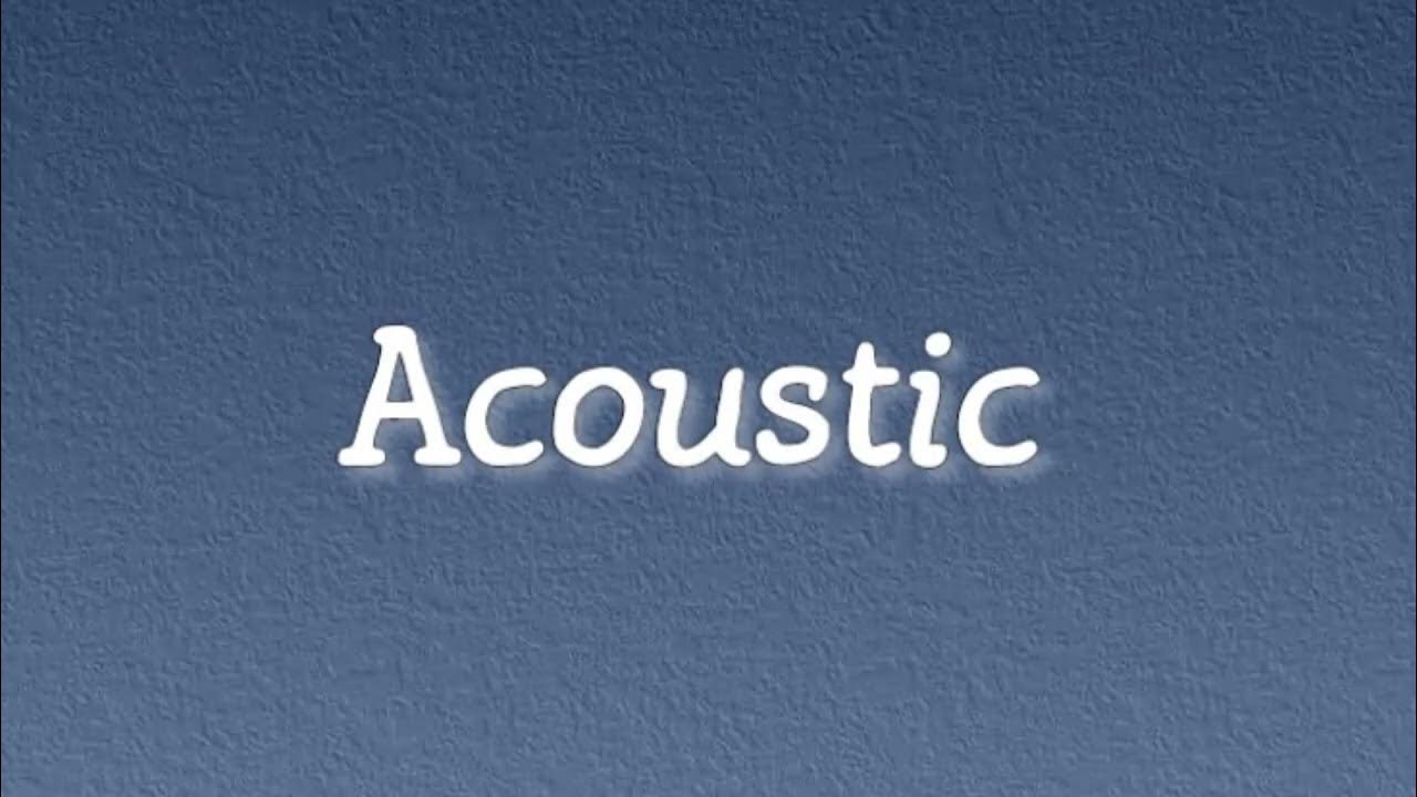 How to Pronounce " Acoustic " YouTube