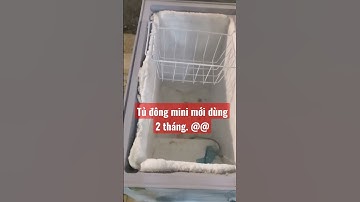 Thanh lý tủ đông mini mới dùng 2 tháng #đồcũ #tudong #tumat #thanhly
