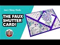 Create 3 faux shutterfractured card layouts for easy cards