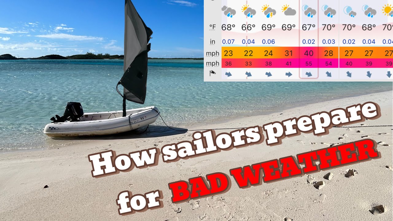 The worst thing about being a sailor is BAD WEATHER. ep 19