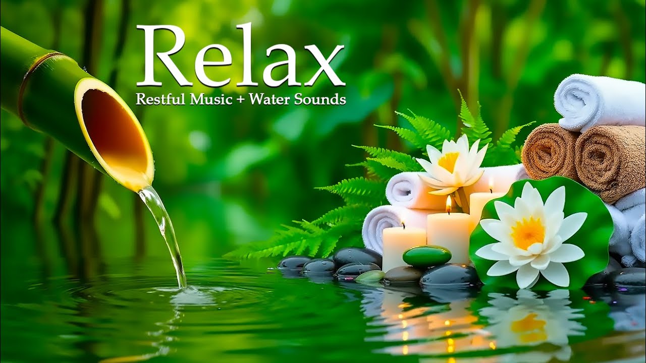 Calm Piano & Flowing Water Sounds 🌿 Peaceful Sleep and Emotional Healing