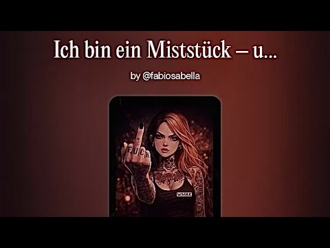 Ich bin ein Miststück und jetzt?