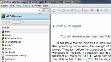 Using Watchtower Library