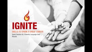 KWRP Ignite Spark Session #3: Powerful Language Gets Results