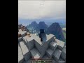 A View Worth Climbing For in Minecraft