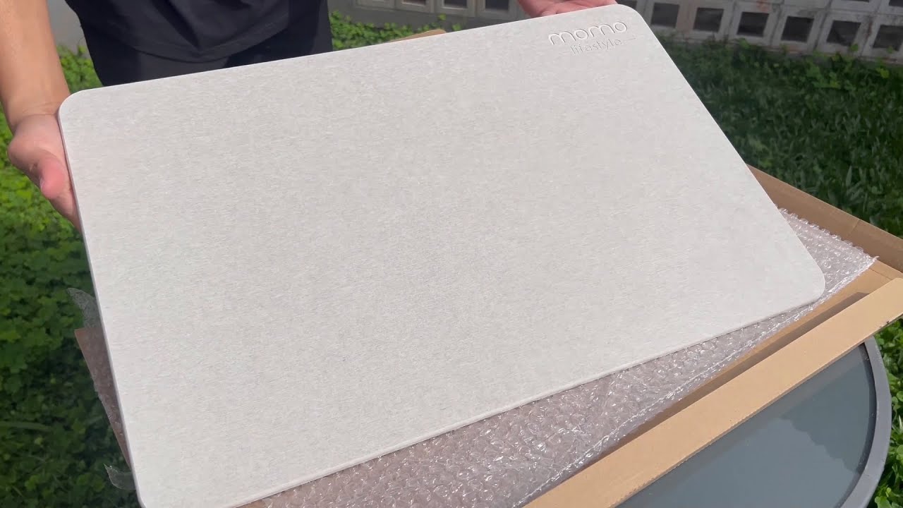 How to clean your stone bath mat - Drytomita® Momo Lifestyle - YouTube