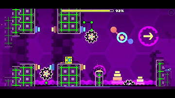 Geometry Dash walkthrough level 17 blast processing all coins 