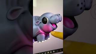 Watch Me Create A Super Kawaii #Moodeng #zbrush Sculpt! @eyedesyn