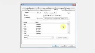 How to change the default editor in Desktop Client