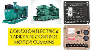 CONEXIÓN ELÉCTRICA TARJETA DE CONTROL MOTOR CUMMINS