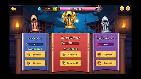 Idle Heroes /heroic summon christmas event 2018/opening 1500 scrolls (401-600 /1500)