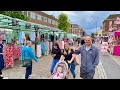 London Walking Tour | Romford Sunday Market - Aug 2021 | Romford Station | Unseen London [4K HDR]