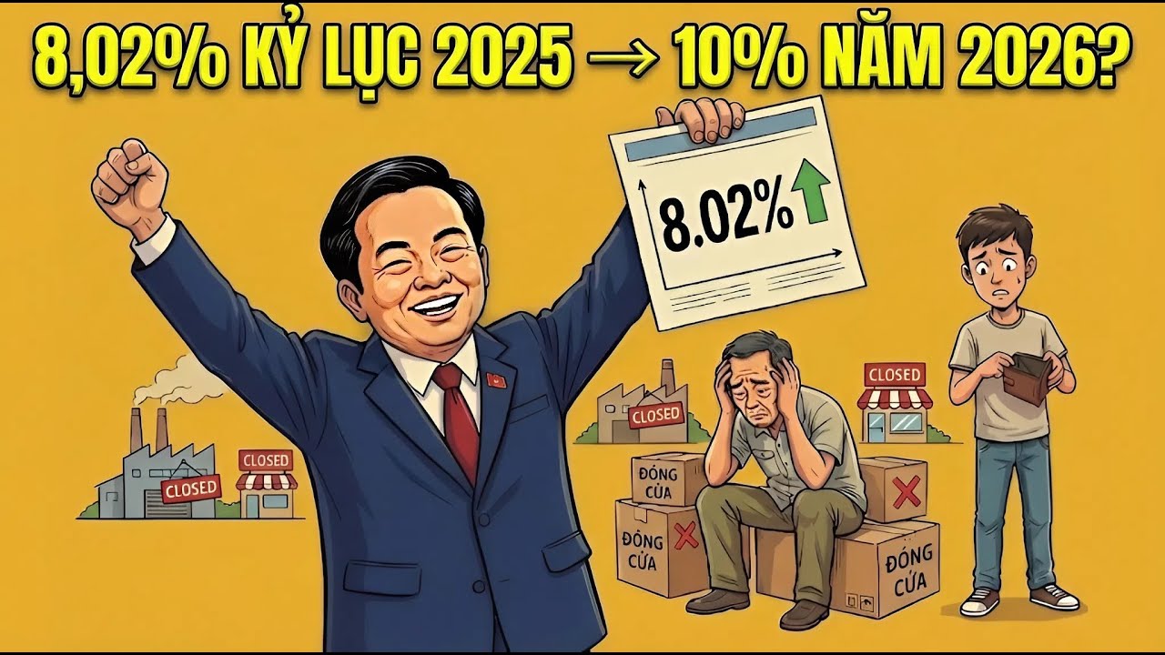 Рост ВВП Вьетнама в 2025 году достигнет рекордных 8,02% – а в 2026 году 10%? Неожиданная правда.