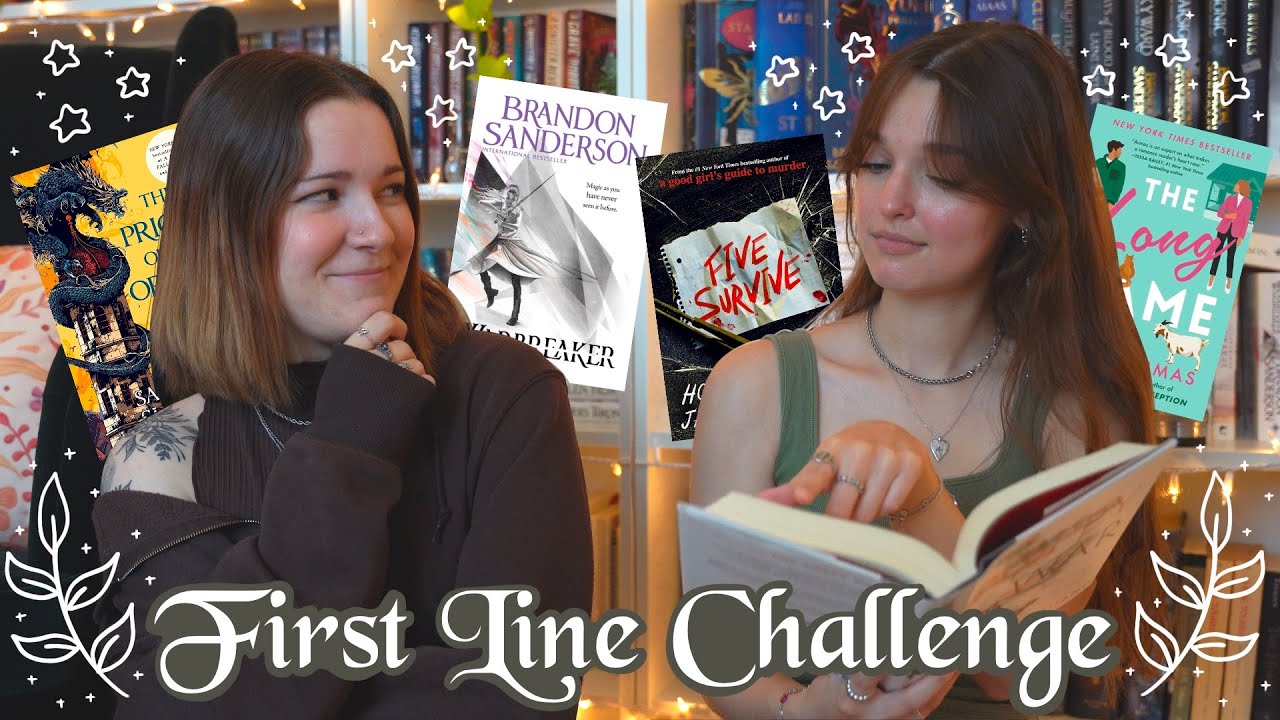 FIRST LINE CHALLENGE | guessing the book based on the first sentence πΏ ...