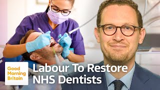 Labour MP Darren Jones Addresses Party Pledge To Restore NHS Dentistry | Good Morning Britain