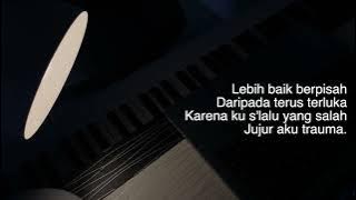 Elsya feat. Aan Story - TRAUMA | Piano Only Male Key