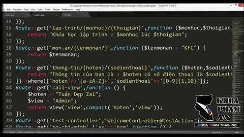 Bản sao của 34.Bài 33- Tìm Hiểu Về Eloquent ORM Trong Laravel 5.x Phần 8 - Lập Trình Laravel Khoa Ph