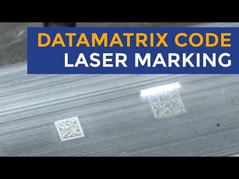 Datamatrix code Laser Marking on metal - LASIT