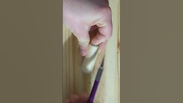 Looped cream thread cutting #asmrcommunity #asmr #asmrsounds #threadcutting #oddlysatisfying