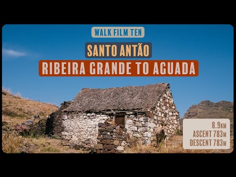 Walk Cape Verde, Santo Antao - Ribeira Grande to Aguada (Timelapse)