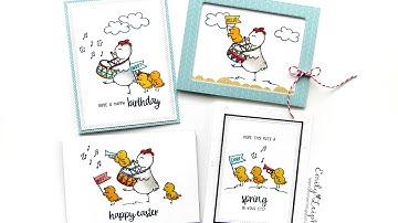 {Neat & Tangled + Simon Says Stamp} Cute Chicks Layout Ideas