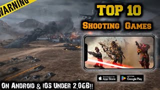 TOP 10 HIGH FPS SURVIVAL GUN SHOOTING GAMES IN 2024 | ON ANDROID AND IOS