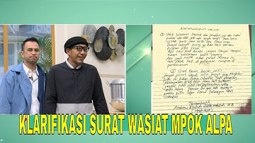 Klarifikasi Soal Surat Wasiat dan Cerita Kebaikan Mpok Alpa | FYP (26/08/25) Part 5