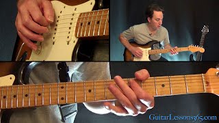 Video thumbnail of "Drive My Car Guitar Lesson - The Beatles"