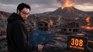 307 Day Live Streak 🔥  |  Building our First Town