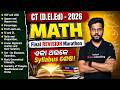 CT Exam Preparation 2026 | CT Math Marathon Class | Complete Revision in One Shot