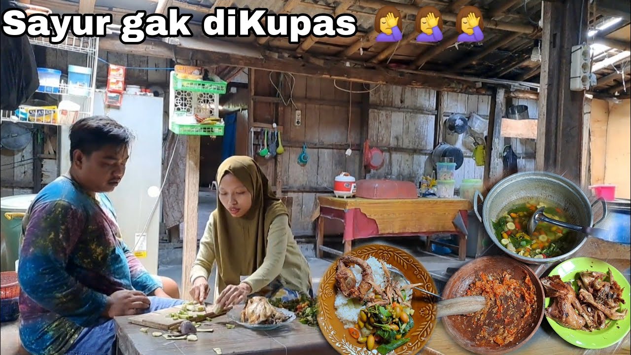 Saling Bantu‼️ masak bareng suami