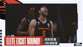 Oregon State vs. Loyola Chicago - Sweet 16 NCAA tournament extended highlights