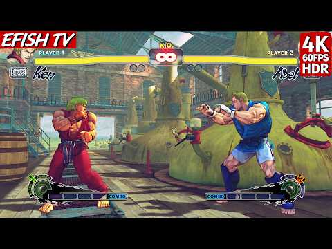 Ken vs Abel (Hardest AI) - Ultra Street Fighter IV