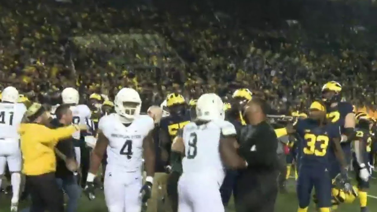 Michigan AD: Police investigating scuffle after Michigan St. game