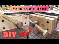 DIY HOW To Make A Wooden Bench Vise 