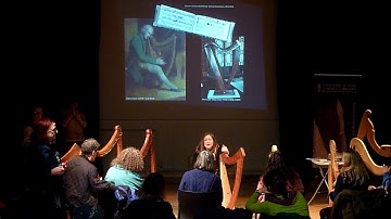 How to play the old Irish harp. Beginner class with Sylvia Crawford