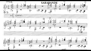 Georg Friedrich Händel - Sarabande in D-Minor -  Horst Klee, Guitar chords