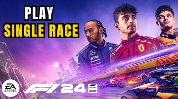 Hoe rijd je één race in F1 24?