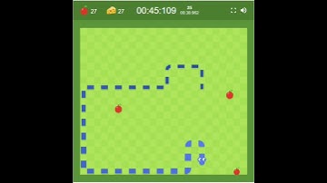 Google Snake Speedrun Cheese Mode (Slow) 3 Apples Large Run #1