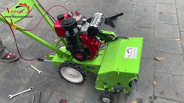 Máy xới đất chạy dầu 4 chức năng Kawasaki KD173, có cắt cỏ tự hành công suất 6HP | Tư vấn 0964293261