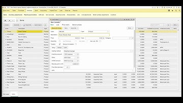 Creating a Product Item in AccountingSuite