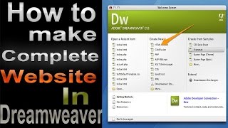 How to make complete website in dreamweaver -Tutorial Part 8