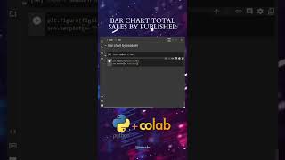 Full How to create bar chart on python #python #coding #googlecolab Update